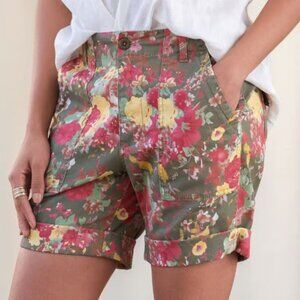 SUNDANCE -Size 4- Sunny Blossom Floral Print Shorts